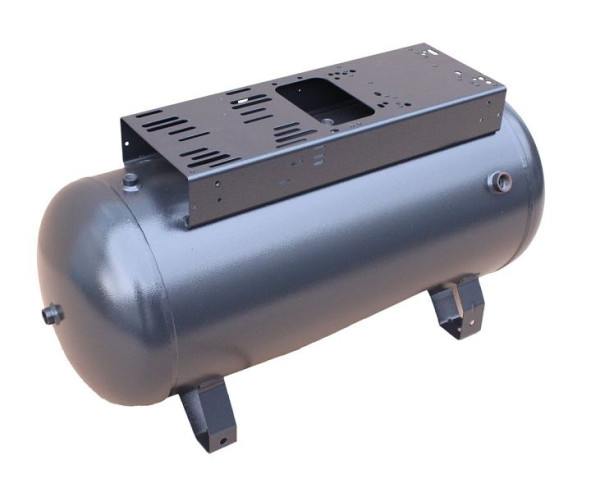 AEROTEC Druckluftkessel 90 L liegend - 11 bar - RAL 7021B, 201420088-PS