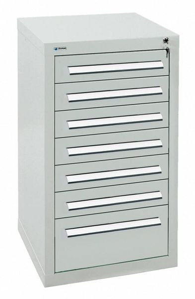 stumpf Schubladenschrank Serie T-100/35-1, RAL 7035/7035, 7 Schubladen (6x100, 1x200mm), 8151207