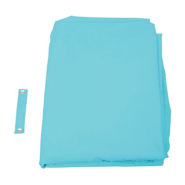 Mendler Ersatz-Bezug für Ampelschirm HWC-A39, Sonnenschirmbezug Ersatzbezug, 3x3m (Ø4,24m) Polyester 2,8kg, türkis, 70331