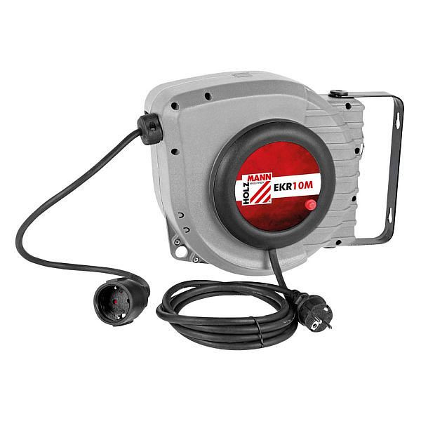 Holzmann Elektrokabel Aufroller 10m, EKR10M_230V, 9120058377747