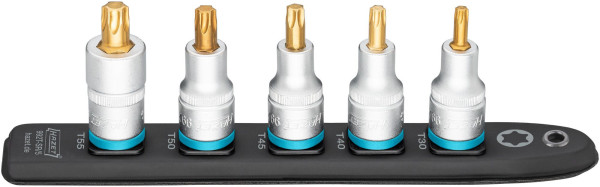 Hazet SmartRail, Vierkant hohl 12,5 mm (1/2 Zoll), Innen TORX® Profil, Anzahl Werkzeuge: 5, 992T-SR/5