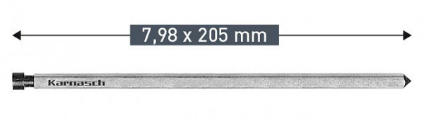 Karnasch Auswerferstift 7,98x205mm, VE: 6 Stück, 201429