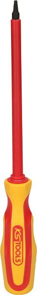 KS Tools ERGOTORQUE VDE Innenvierkant-Schraubendreher Nr.1, 255mm, 117.0592