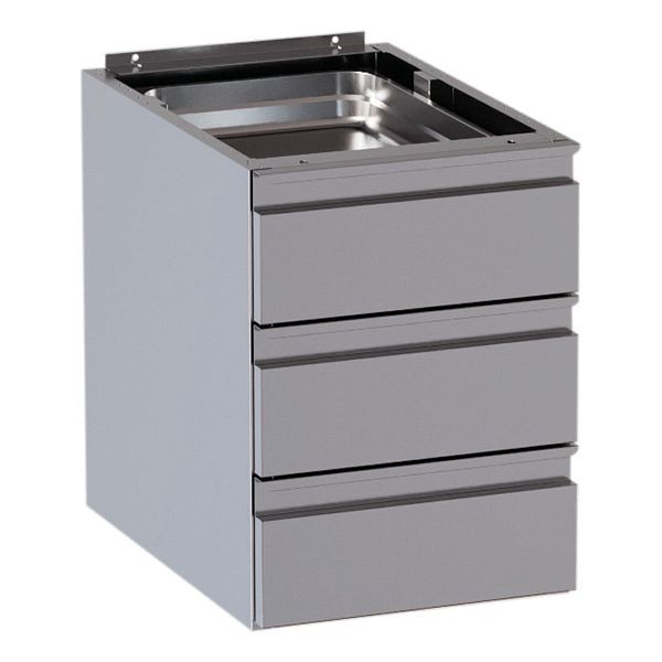 Vaiotec TOPLINE 3er Schubladenblock für Arbeitstische, 400 x 580 mm, 12711