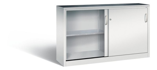 C+P Schiebetürenschrank Acurado, H1000xB1600xT400mm, Farbe: Lichtgrau, Bügelgriff, 2146-09 S10038