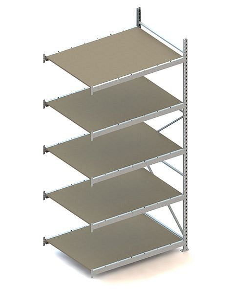 Meta MINI-RACK AR 3000x1400x1050 mm, verzinkt, mit Spanplatten, Bodenanzahl: 5, 20051328