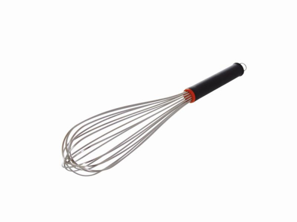 Schneider Rührbesen 16 Drähte Edelstahl, 350 mm, Griff Nylon Polyethylen schwarz mit Aufhänger, 170072