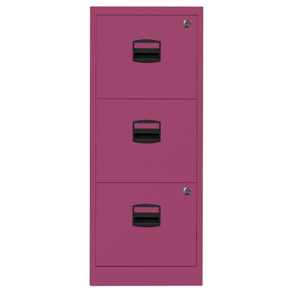 Bisley Home Hängeregistraturschrank PFA, 3 HR-Schubladen, 621 beere, PFA3F621