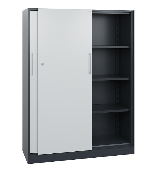 C+P Schiebetürenschrank Asisto, H1635xB1200xT435mm, 7016/7035, 142011-000 S10084