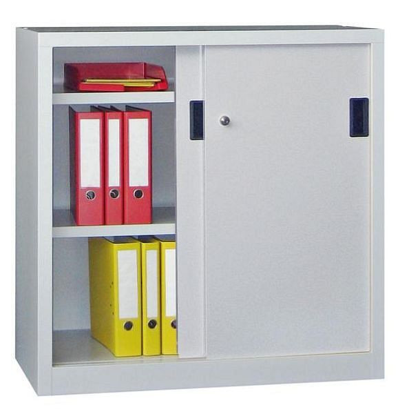 Pavoy Schiebetürenschrank 1000/500/1000, Böden verzinkt, Sichtfenster, 30300-100-590-716510