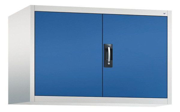 C+P Aufsatzschrank Acurado, H790xB1200xT600mm, Farbe: Lichtgrau / Enzianblau, Muldengriff, 9495-000 S10008