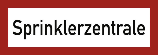 Moedel Sprinklerzentrale, Folie, 297x105 mm, 57814, 4060081015542