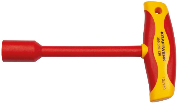Kraftwerk Steckschlüssel T-Griff Schraubendreher 13mm VDE, 305.350.130