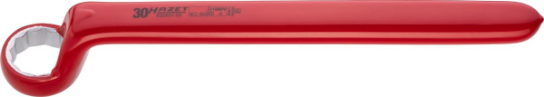 Hazet Einringschlüssel, schutzisoliert, Außen-Doppel-Sechskant Profil, 30 mm, 630KV-30