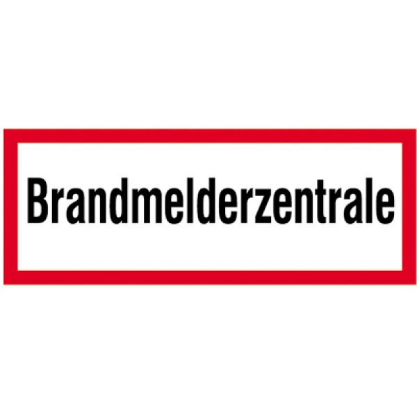 Stein HGS Hinweisschild, Brandmelderzentrale, 297x105mm/, Folie,selbstklebend, 21.2512