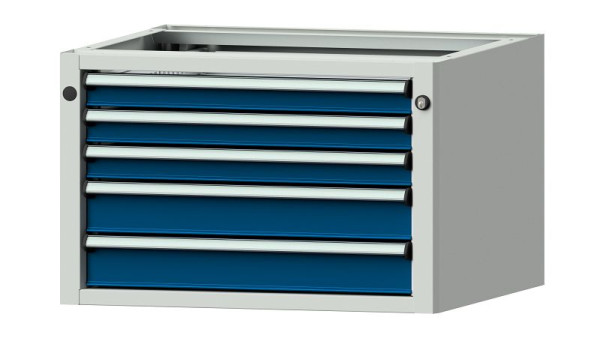 ANKE Werkbänke Unterbauschrank, Modell 1209 V, 660 x 615 x 420 mm, RAL 7035/5010, 402.514