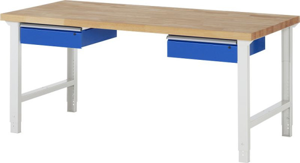 RAU Werkbank Serie 7000 - Modell 7002-1, B2000 x T900 x H790-1140 mm, 03-7002A1-209B4H.11