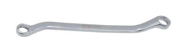 KS Tools Edelstahl Doppel-Ringschlüssel, gekröpft, 16x18mm, 964.1109