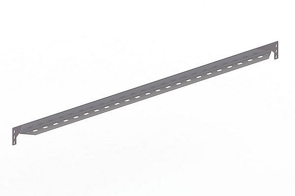 Meta MS Längsriegel 1300 mm, RAL 7035 gelocht CLIP, für Steckregal CLIP, 20063708