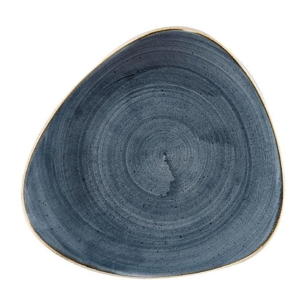 Churchill Stonecast Dreieckige Teller, Blaubeere, 229 mm (12 Stück), DW363