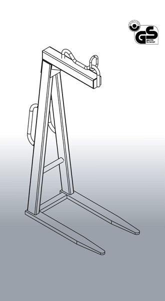 Eichinger Ladegabel 1051.1, 600kg, manuell mit Doppelbügel, 10510100000000