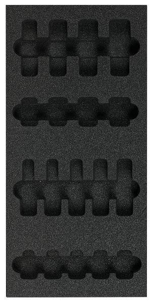 SW-Stahl Schaumeinlage, unbestückt, für Z3013-23, Z3013-EINLAGE23