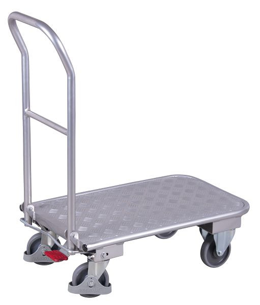 VARIOfit Aluminium Klappbügelwagen, Ladefläche: 900 x 600 mm, ap-600.803