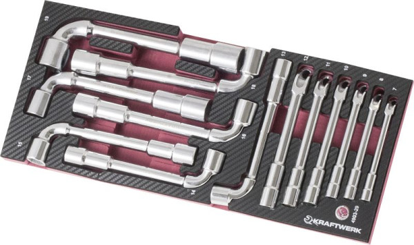 Kraftwerk 13-teilig EVA3 Pfeiffenkopfschlüssel-Satz 7-19 mm, 4903-29