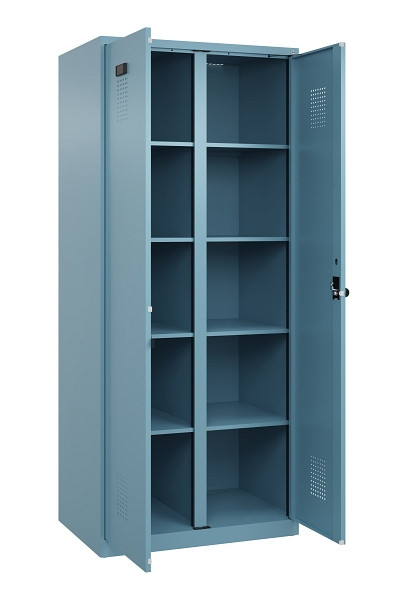 C+P Wäsche-Spind Evolo PLUS, 2 Abteile, 1850x800x500mm, 0010/0010, Verschluss Drehriegel, 049002-22B S10021