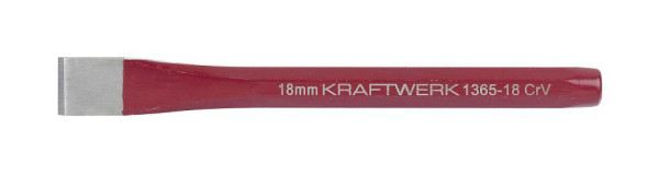 Kraftwerk Flachmeissel achtkant, 12 mm x 165 mm, 1365-18