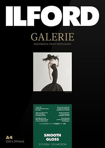 Ilford Fotopapier Galerie Smooth Gloss 310g A4 250 Blatt, 7029079