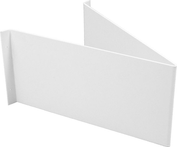 Moedel Winkelschild blanko zur Wandmontage, Kunststoff, 400x200 mm, 77188