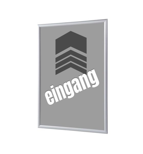 Showdown Displays Klapprahmen A1 Komplettset Eingang Grau Deutsch, KRA1G25LPPI462