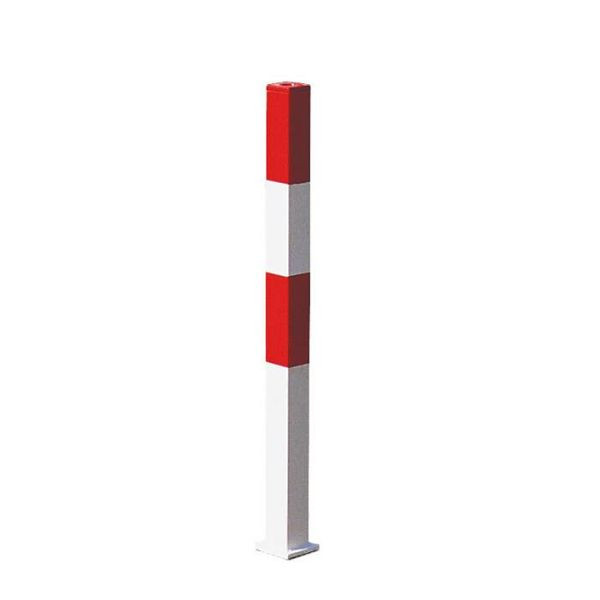 Stein HGS Absperrpfosten -Parat B-, zum Einbetonieren mit Bodenhülse, feuerverzinkt, ohne Ösen, ohne Reflexstreifen, Stahlrohr, 70 x 70 mm, 34218-00