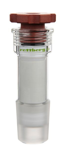 Rettberg Rührverschluss mit Dichtelement aus PTFE, Kern NS 45/40, für Rührwellen-Ø 10 mm, Borosilikatglas 3.3, 107000352