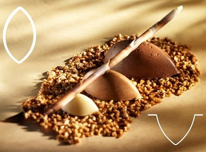 Contacto Backmatte Klößchen 84 x 44 mm Flexipan, schwarz, GN 1/1, 6681/084