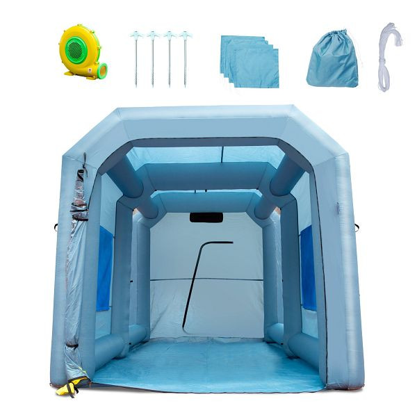 VEVOR Farbkabine DIY Sprühmalerei Sprühfarbe Schutzzelt 950 W, CQ13109FT950WSOKVV2