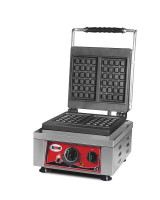 Vorschau: GMG Waffeleisen Classico, 2x (10 x 17 x 1,5cm), 50° bis 300°C, feste Backplatte aus Gusseisen, umlaufende Fettfangrinne, KGW2530E Vorschau: GMG Waffeleisen Classico, 2x (10 x 17 x 1,5cm), 50° bis 300°C, feste Backplatte aus Gusseisen, umlaufende Fettfangrinne, KGW2530E