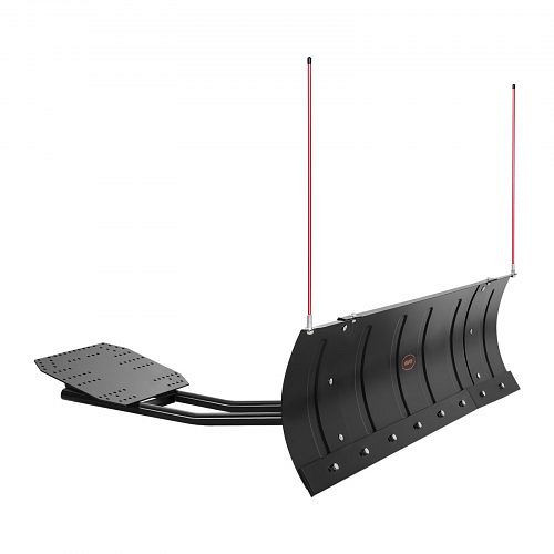 VEVOR Schneeschild 109/152 cm, verstellbares Schneepflug-Set, universell passend für die meisten UTVs & ATVs, Stahlklinge, XLCSPS45INCH177VL001V0