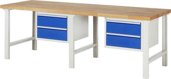 RAU Werkbank Serie 7000 - Modell 7125, B2500 x T900 x H840 mm, 13-7125A1-259B4S.11