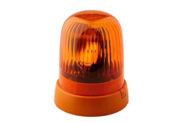 HELLA Halogen-Rundumkennleuchte, KL Junior, 24V, gelb, Anbau/geschraubt, Stecker: Flachstecker, Höhe 192 mm, 2RL 008 727-011