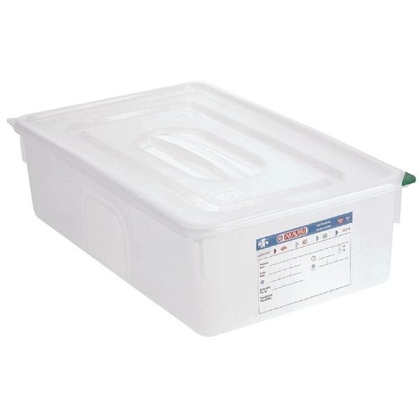 Araven Polypropylen 1/1 Gastronorm Lebensmittel-Aufbewahrungsbox 21 l, VE: 4 Stück, T991