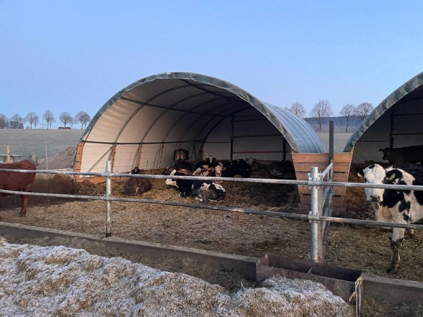 Covertop R912, Rundbogenhalle ca. 9,15 x 12 x 4,5 m, RU9124502RGW