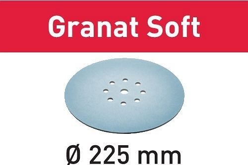 Festool Schleifscheibe STF D225 P120 GR S/25 Granat Soft, VE: 25 Stück, 204223