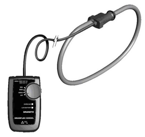 Gossen Metrawatt AC-Strom Einzel-Flex-Sonde Dranetz DRANFLEX3000XLB36, 193713