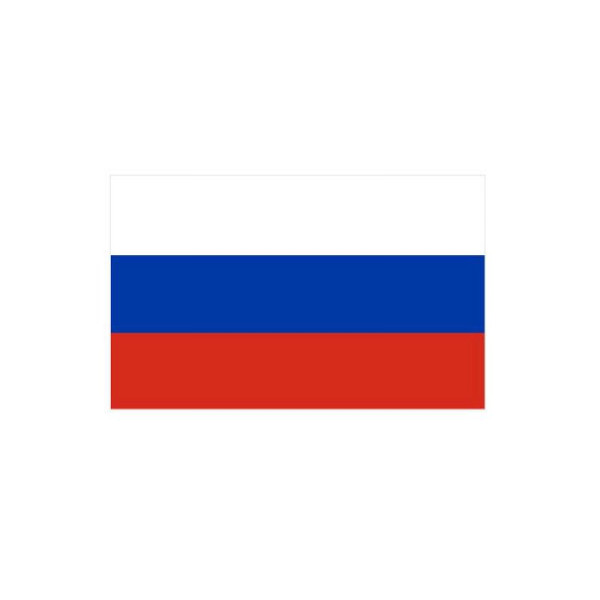Stein HGS Länderflagge Russland, 60 x 90 cm (Querformat), mit Seil und Schlaufe, FlagTop 110 g/m², für Fahnenmasten 6 m, ohne Hohlsaum, 27474