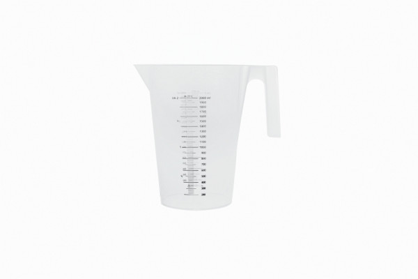 Schneider Messbecher, Polyethylen, 2,0 l, mit offenem Griff, stapelbar, 200170