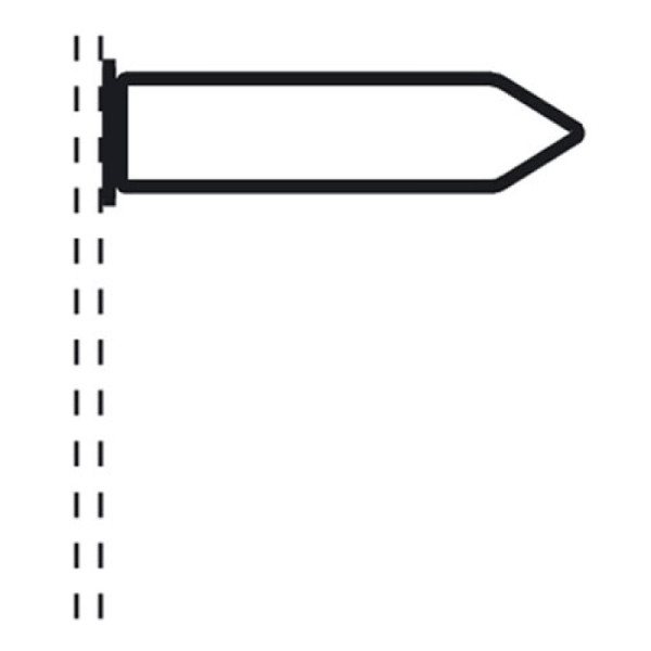 Stein HGS Rohrrahmen Typ 20, 400x1500 mm, Ø RR 33,7/2,0 mm, inkl. Rohrschelle Ø 60 mm, af8333011