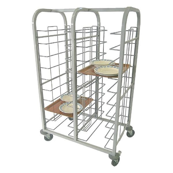 Craven Tablettwagen Stahl 20 Tabletts, graue Emaillierung, P104