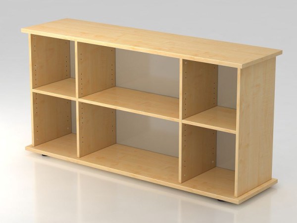 Hammerbacher Sideboard offen 166cm Ahorn, 166,1x44,8x84 cm (BxTxH), VSBOF/3